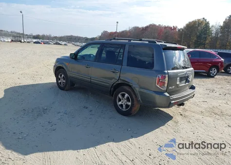 2007 Honda Pilot Ex-L from USA, damaged, VIN 5FNYF28777B014925